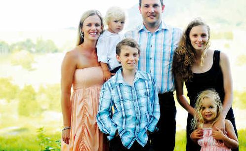 Duane Potter, with his family, says the most important thing for a family’s financial health is to have a budget. Duane Potter, with his family, says the most important thing for a family’s financial health is to have a budget.